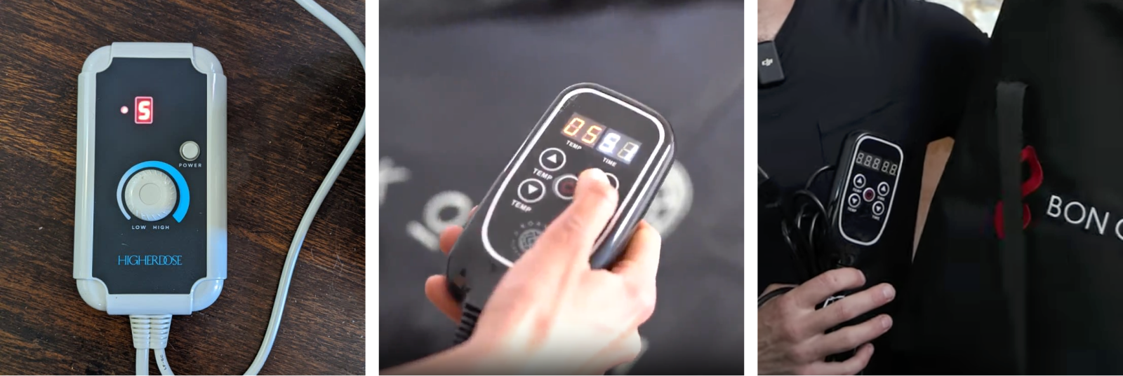 photos of "old-style" OEM remote design from other well-known brands.